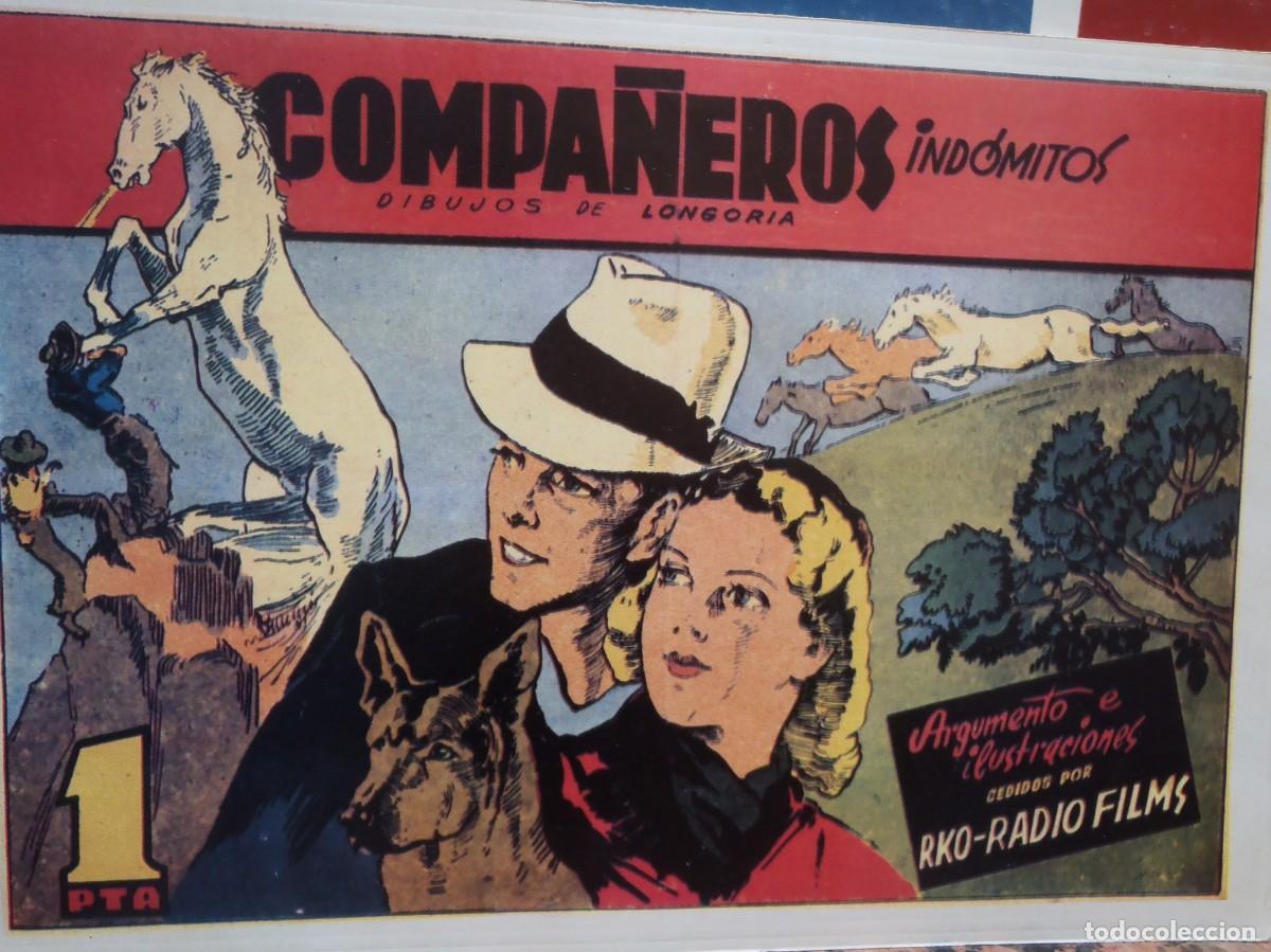 Tebeos: COMPA&Ntilde;EROS INDOMITOS - FACSIMIL - Foto 1