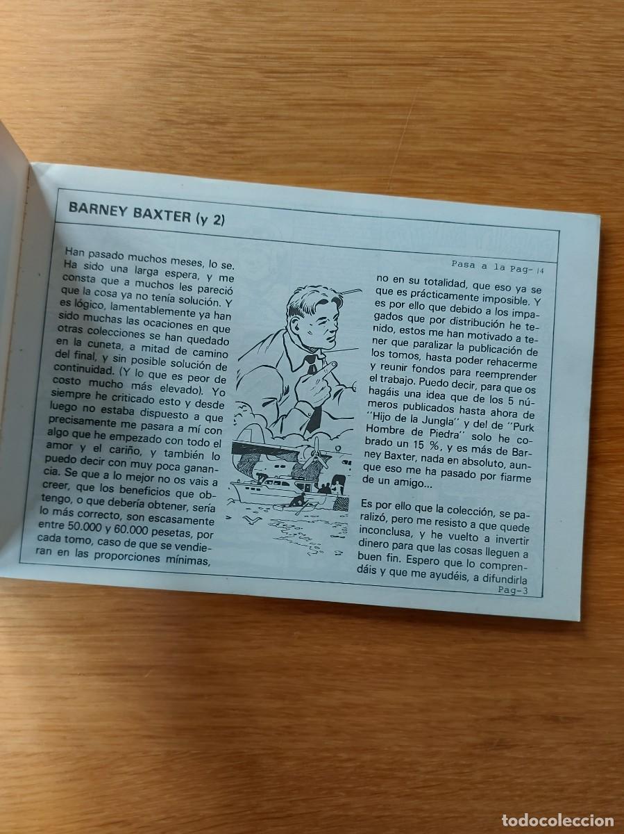Tebeos: BARNEY BAXTER, EL H&Eacute;ROE DEL ESPACIO N.&ordm; 2 (DE 2).TOMO EN R&Uacute;STICA. EDICIONES JLA. 1986. - Foto 5