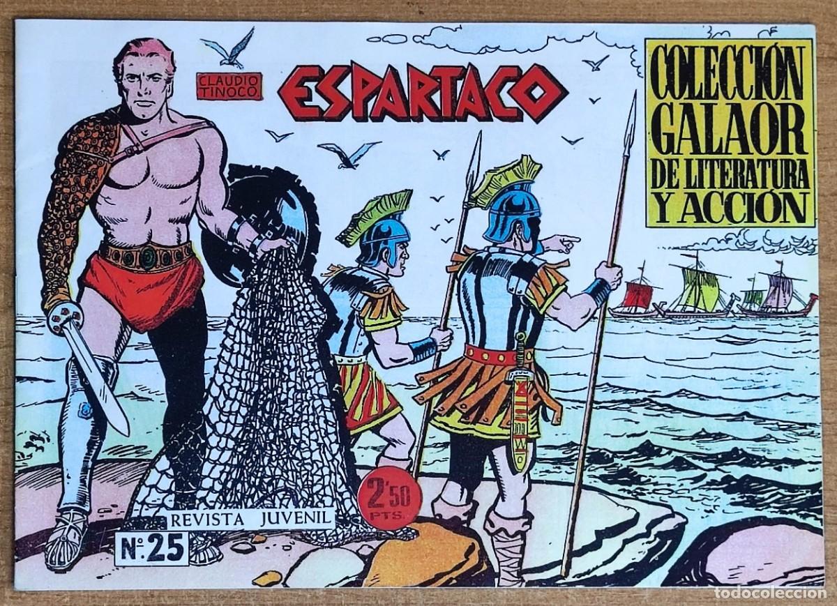 Tebeos: ESPARTACO N&ordm; 25 - REEDICI&Oacute;N EDICIONES GALAOR. - Foto 1