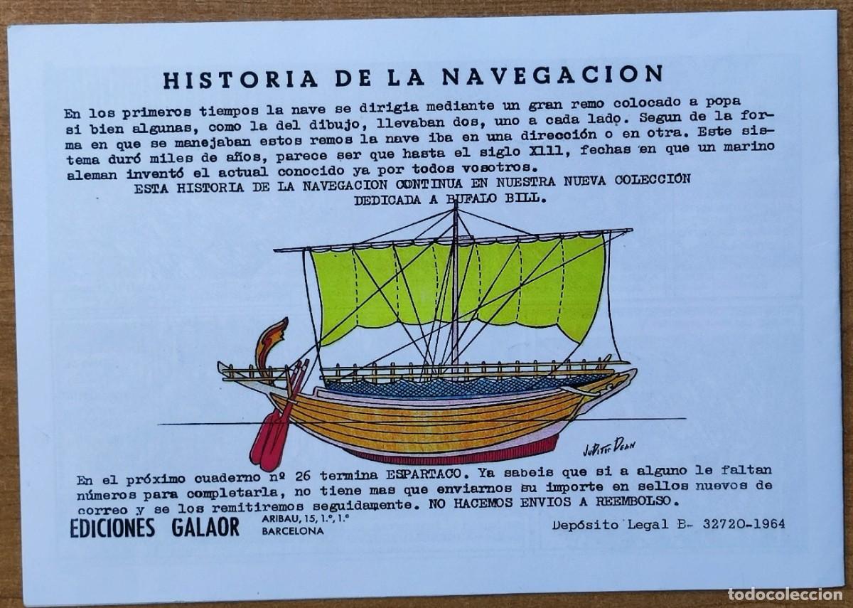 Tebeos: ESPARTACO N&ordm; 25 - REEDICI&Oacute;N EDICIONES GALAOR. - Foto 2