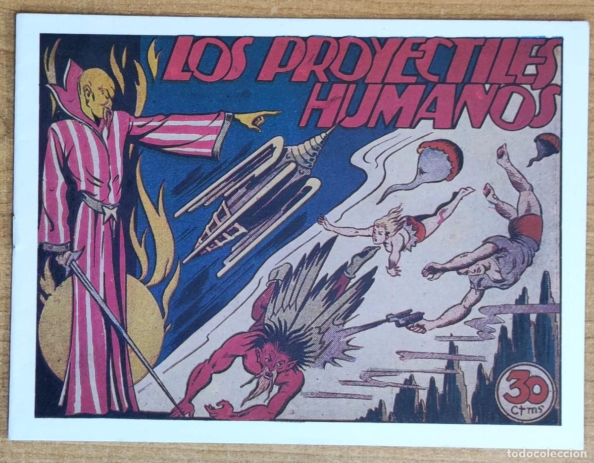 Tebeos: LOS PROYECTILES HUMANOS - REEDICI&Oacute;N EDITORIAL MARCO. - Foto 1