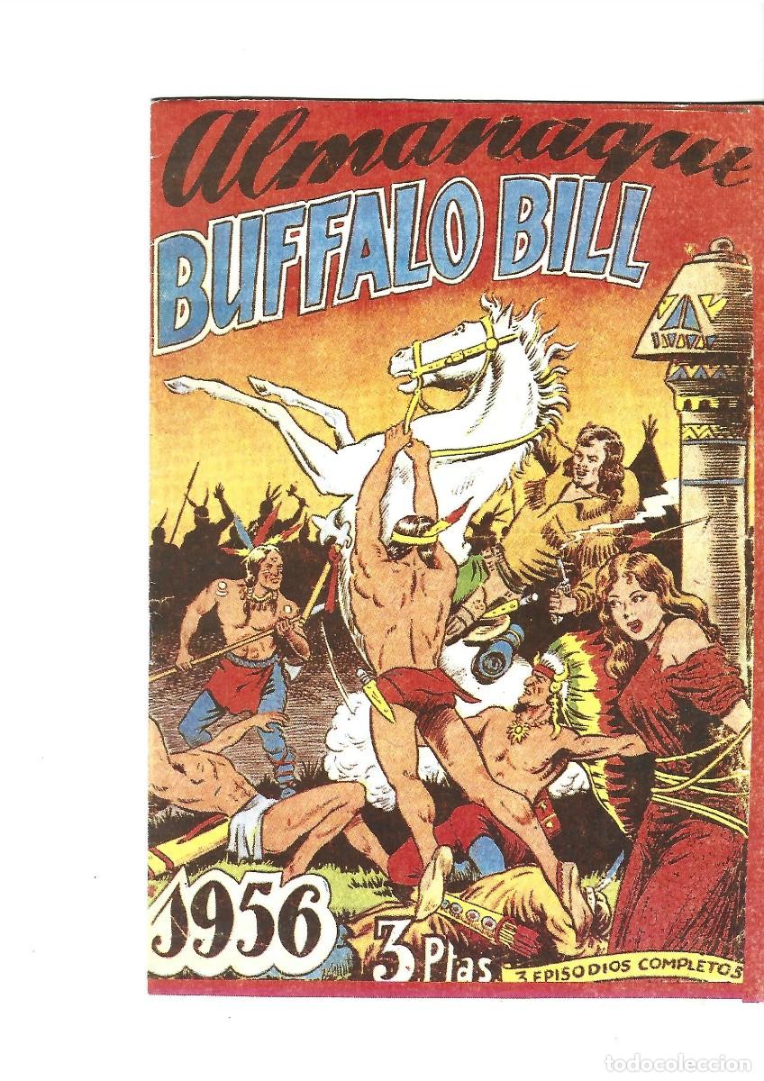 Tebeos: ALMANAQUE BUFFALO BILL PARA 1956 FACSIMIL - Foto 1