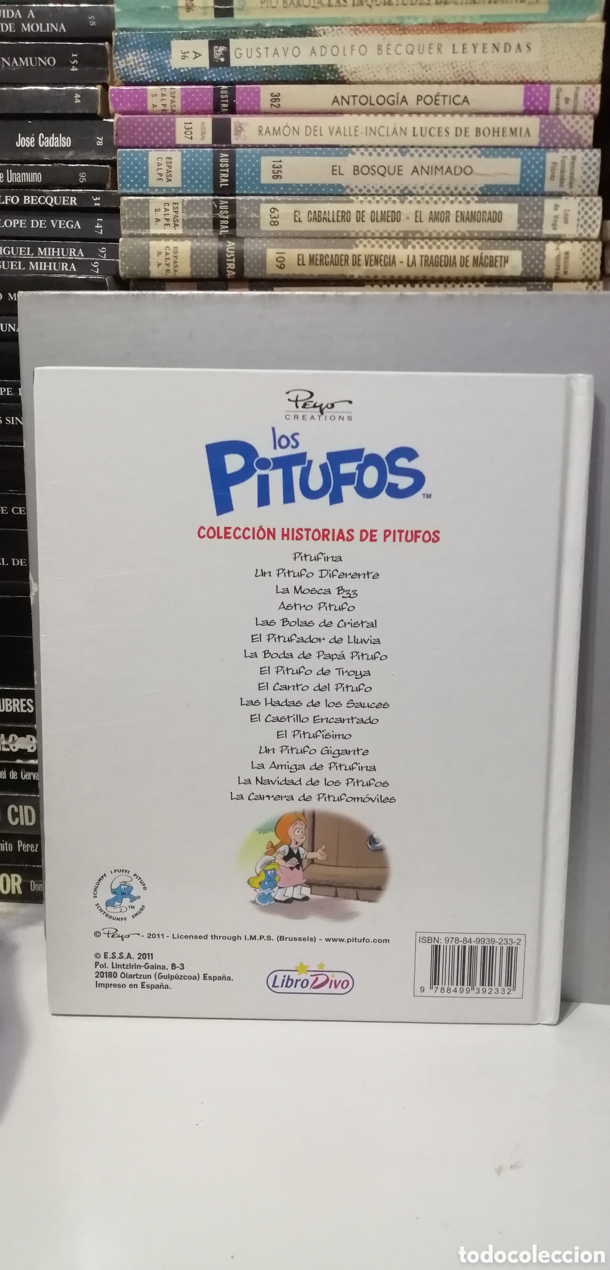 Tebeos: Los pitufos La amiga de Pitufina Libro Divo 2011 - Foto 3