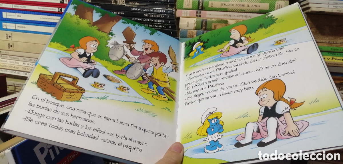 Tebeos: Los pitufos La amiga de Pitufina Libro Divo 2011 - Foto 8