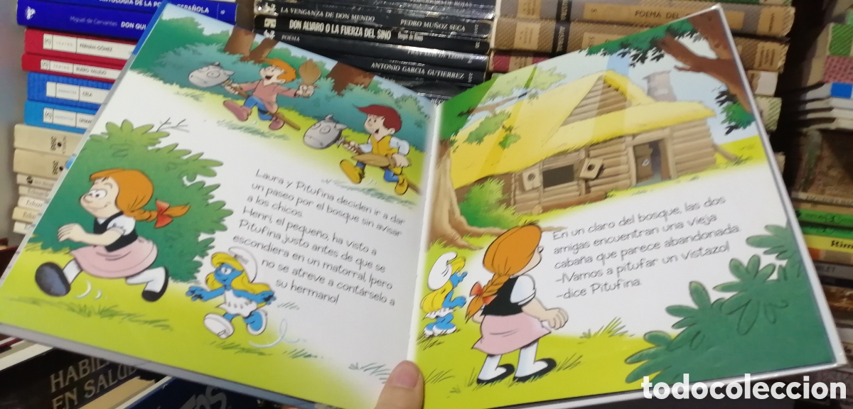 Tebeos: Los pitufos La amiga de Pitufina Libro Divo 2011 - Foto 9