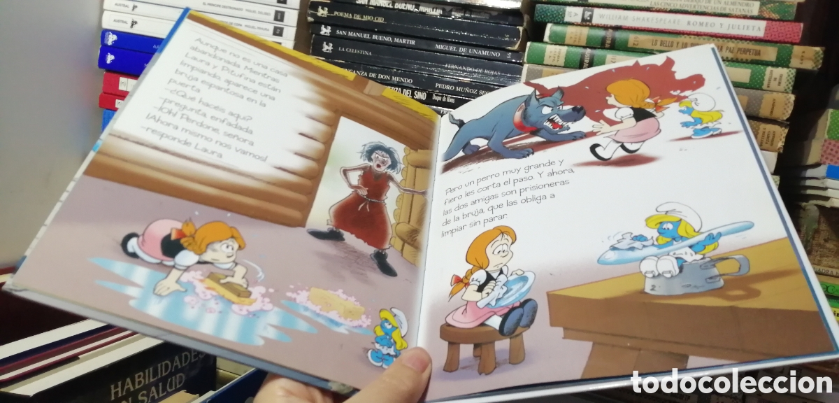 Tebeos: Los pitufos La amiga de Pitufina Libro Divo 2011 - Foto 10