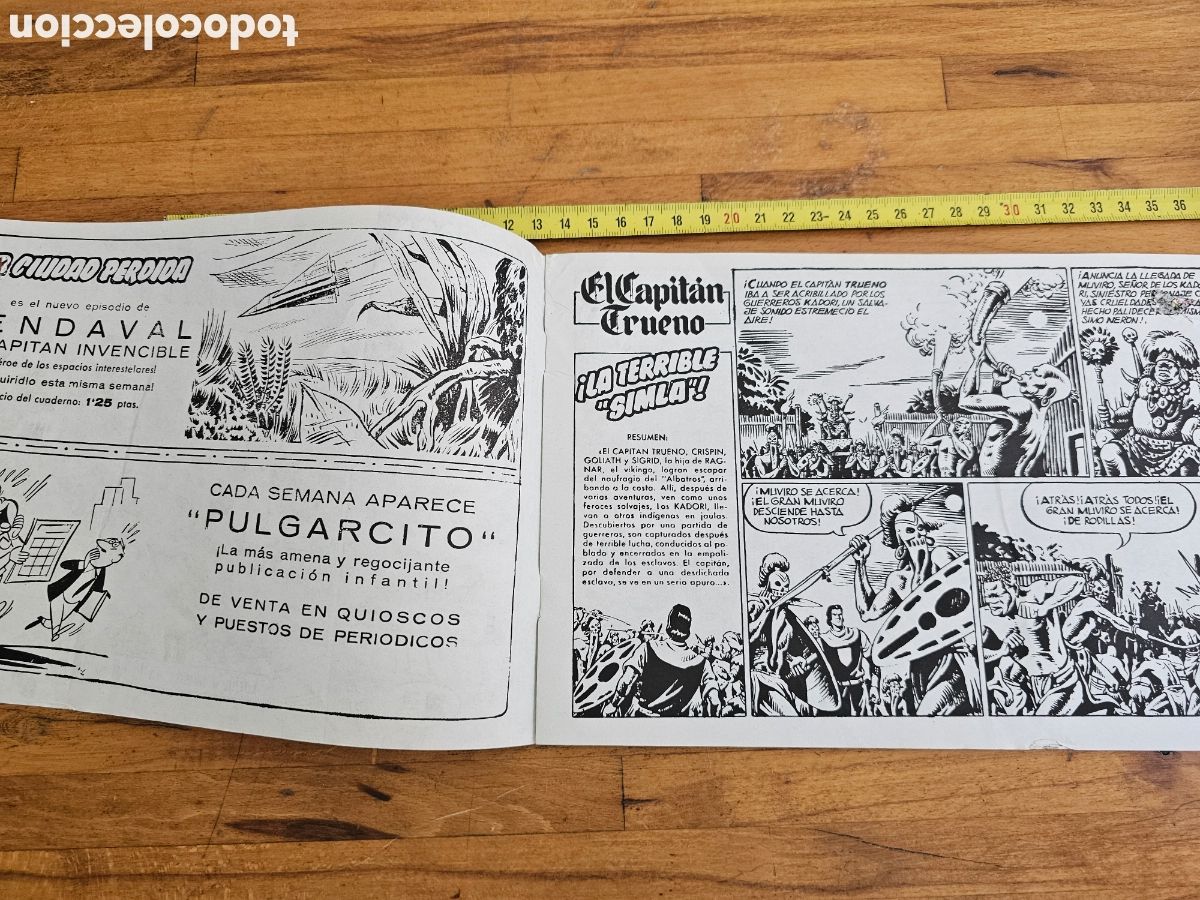 Tebeos: C&oacute;mic Capit&aacute;n Trueno n&deg;6 blanco y negro - Foto 3