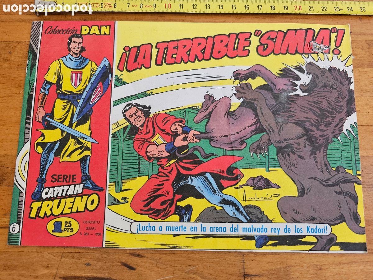 Tebeos: C&oacute;mic Capit&aacute;n Trueno n&deg;6 blanco y negro - Foto 1