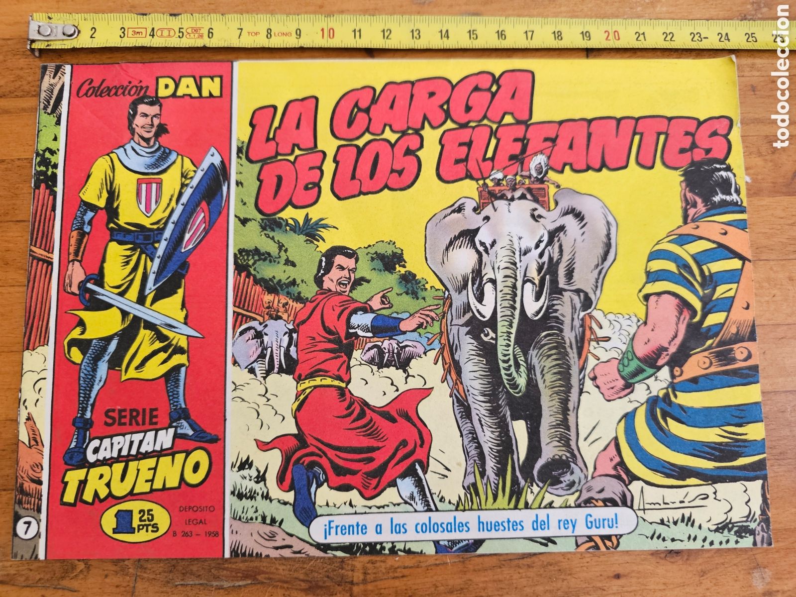 Tebeos: Comic del Capit&aacute;n Trueno n&deg;7 blanco y negro - Foto 1