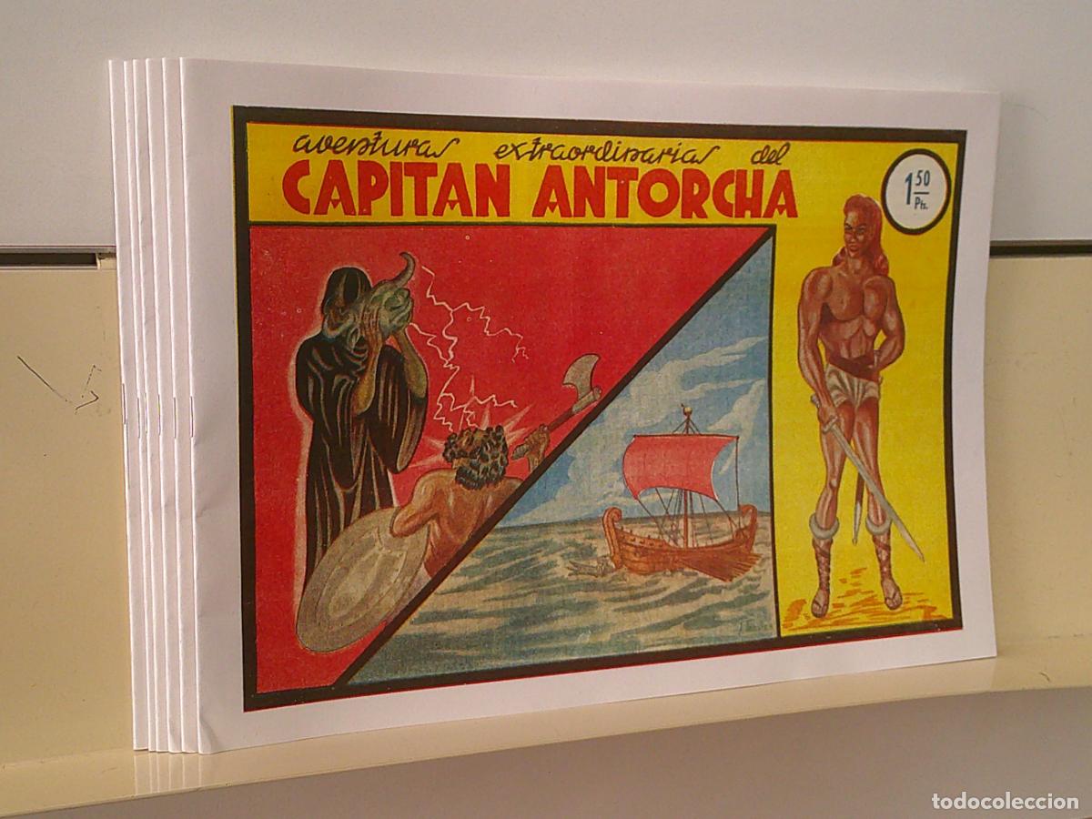 Tebeos: CAPITAN ANTORCHA COMPLETA 6 NUM. REEDICION - Foto 1