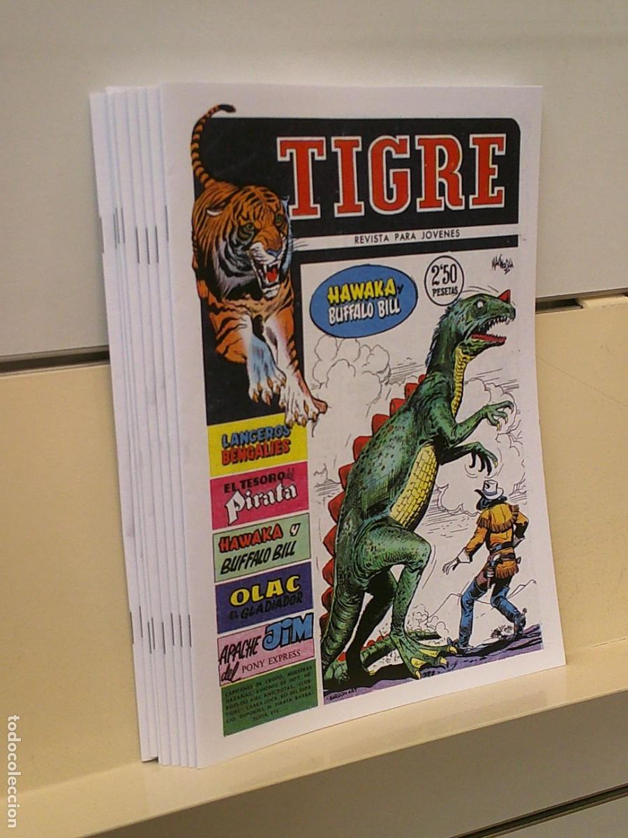 Tebeos: TIGRE COMPLETA 8 NUM. REEDICION - Foto 1