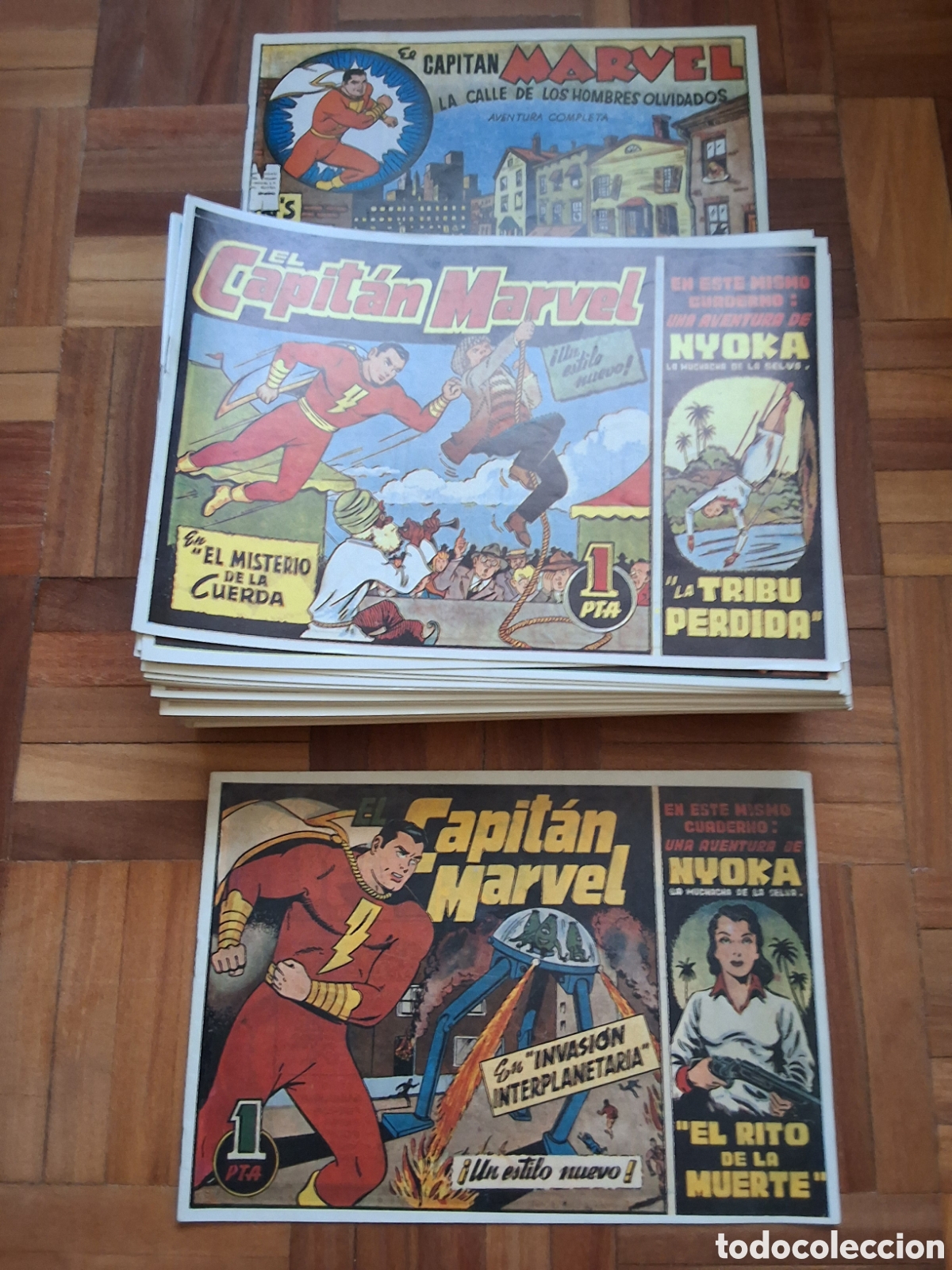 Tebeos: Capitan Marvel comic coleccion completa 88 n&uacute;meros facsimil - Foto 1