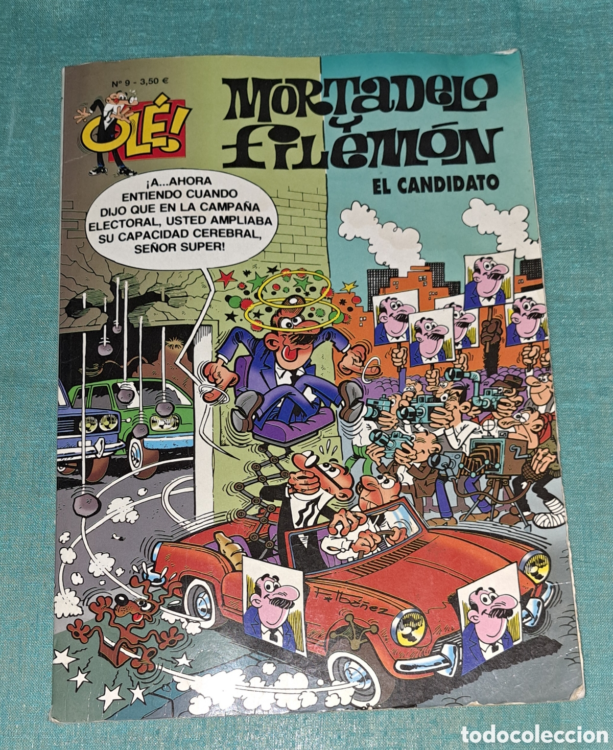 Tebeos: MORTADELO Y FILEM&Oacute;N N&deg; 9 OL&Eacute; EL CANDIDATO - Foto 1