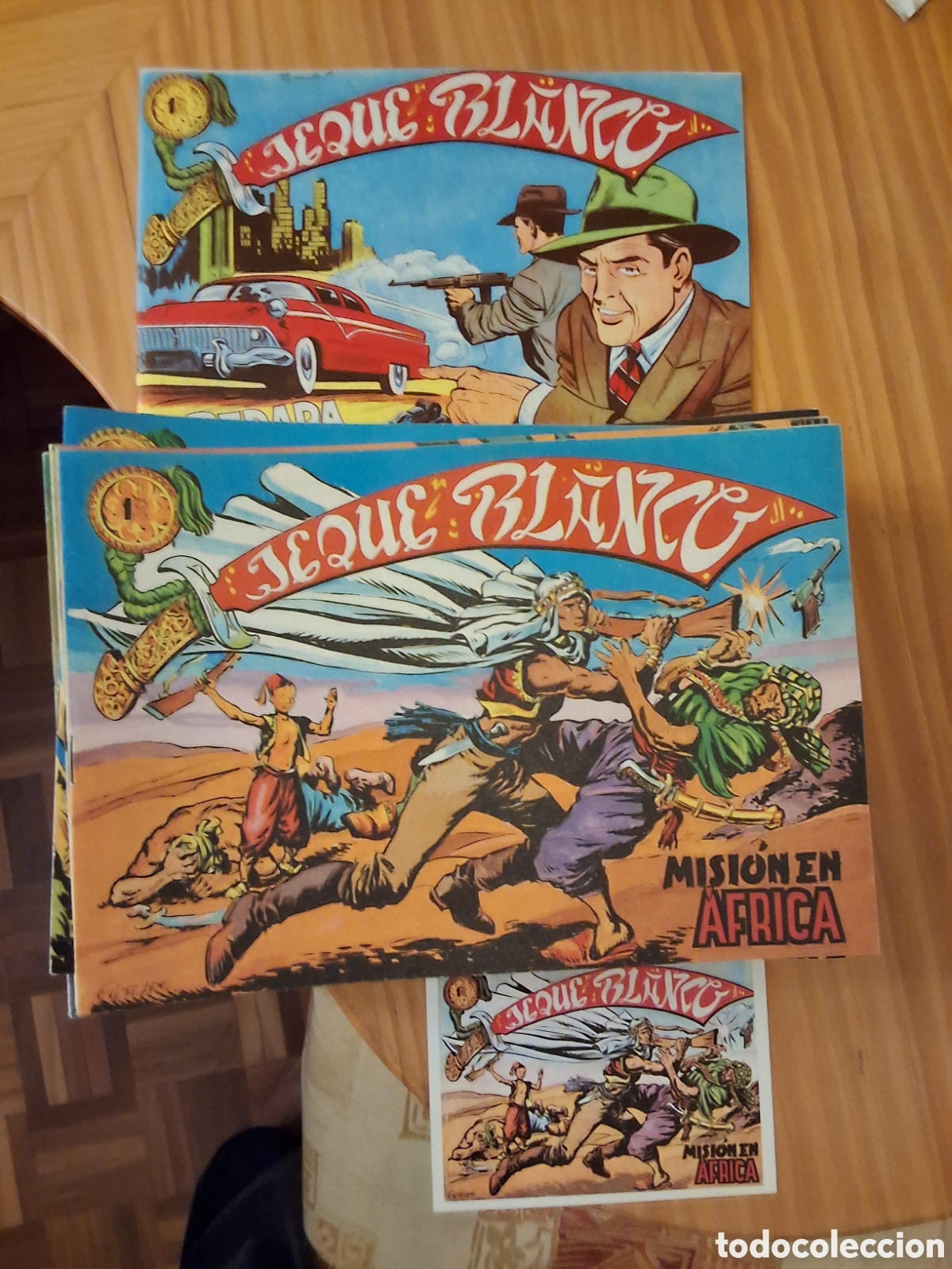 Tebeos: Jeque blanco coleccion completa 137 n&uacute;meros Facsimil - Foto 1