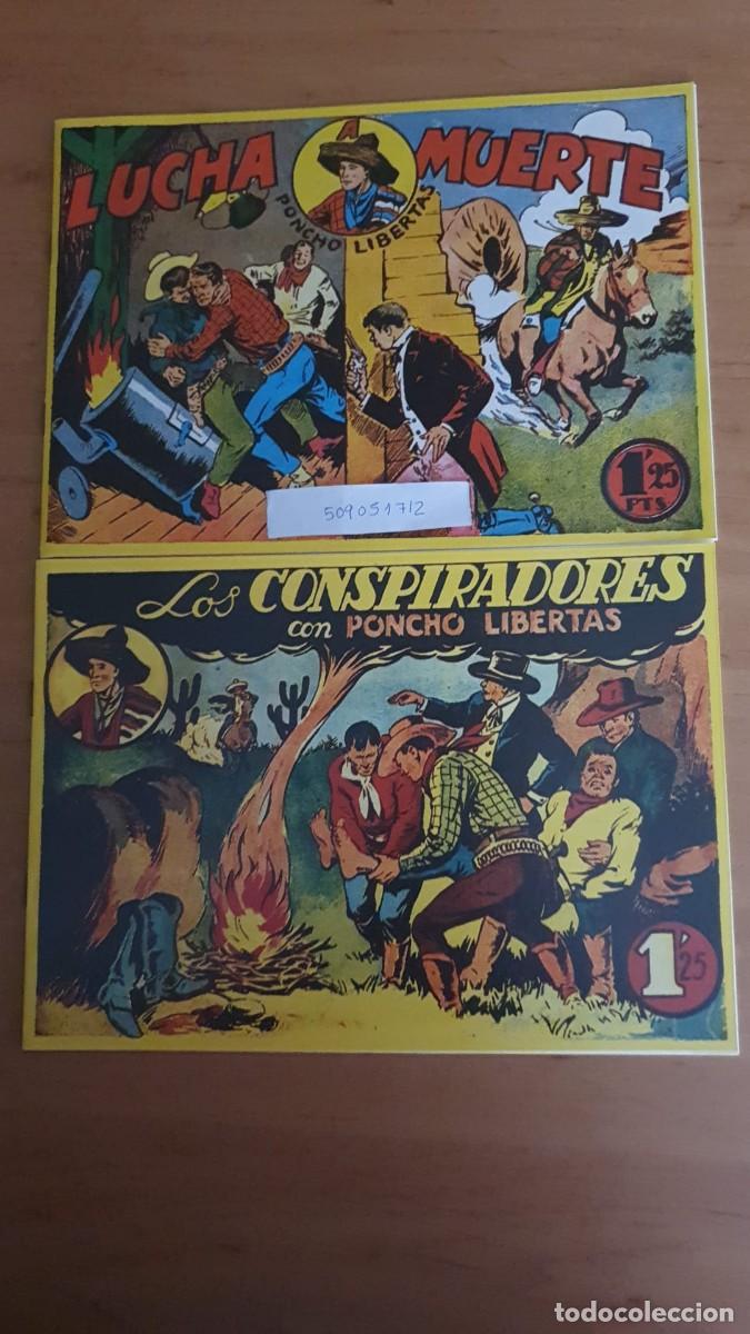 Tebeos: Lote de 10 n&ordm;s del Comic Poncho Libertas - Foto 4