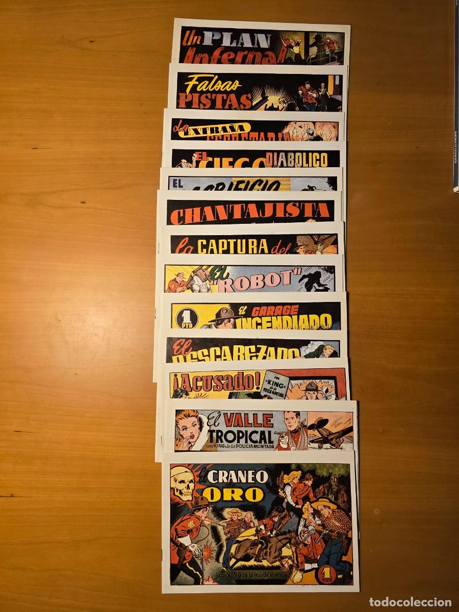 Tebeos: KING DE LA POLICIA MONTADA 13 ejemplares COMPLETA FACSIMIL - Foto 1