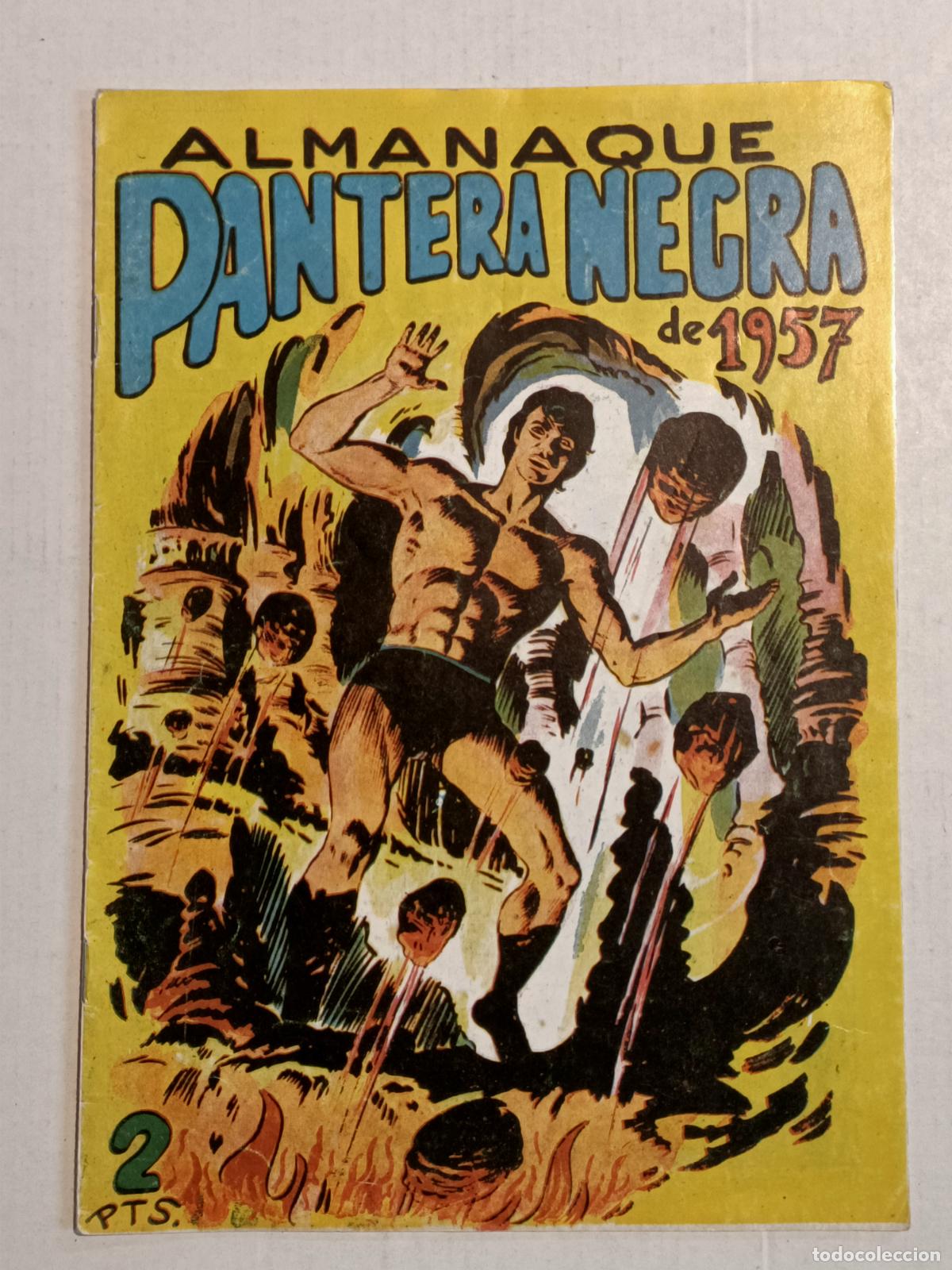 Tebeos: PANTERA NEGRA 4 ALMANAQUES REEDICI&Oacute;N - Foto 2