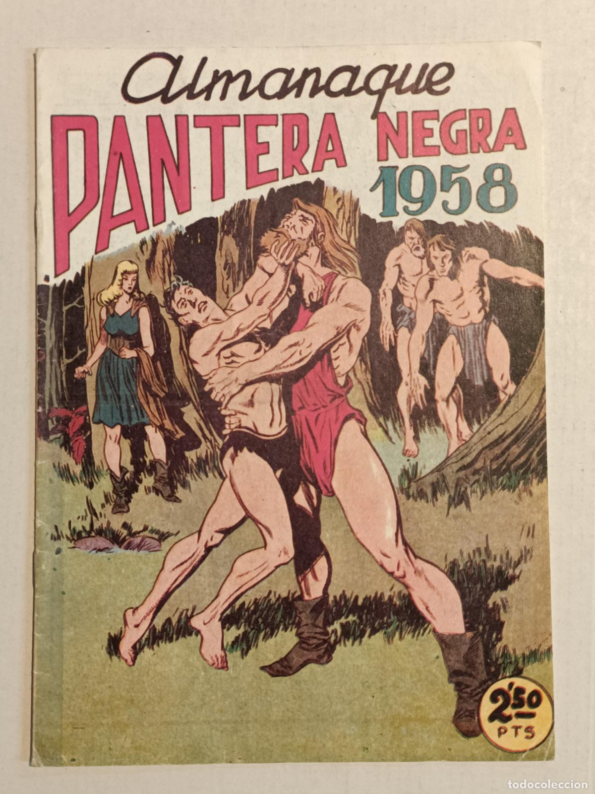 Tebeos: PANTERA NEGRA 4 ALMANAQUES REEDICI&Oacute;N - Foto 4