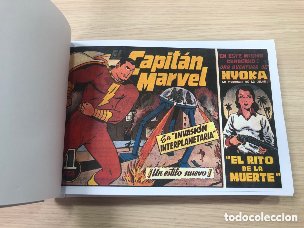 Tebeos: El Capit&aacute;n Marvel encuadernado. Facs&iacute;mil. - Foto 6