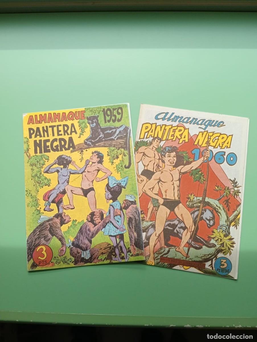 Tebeos: Almanaques Pantera Negra 1959 y 1960 - Foto 1