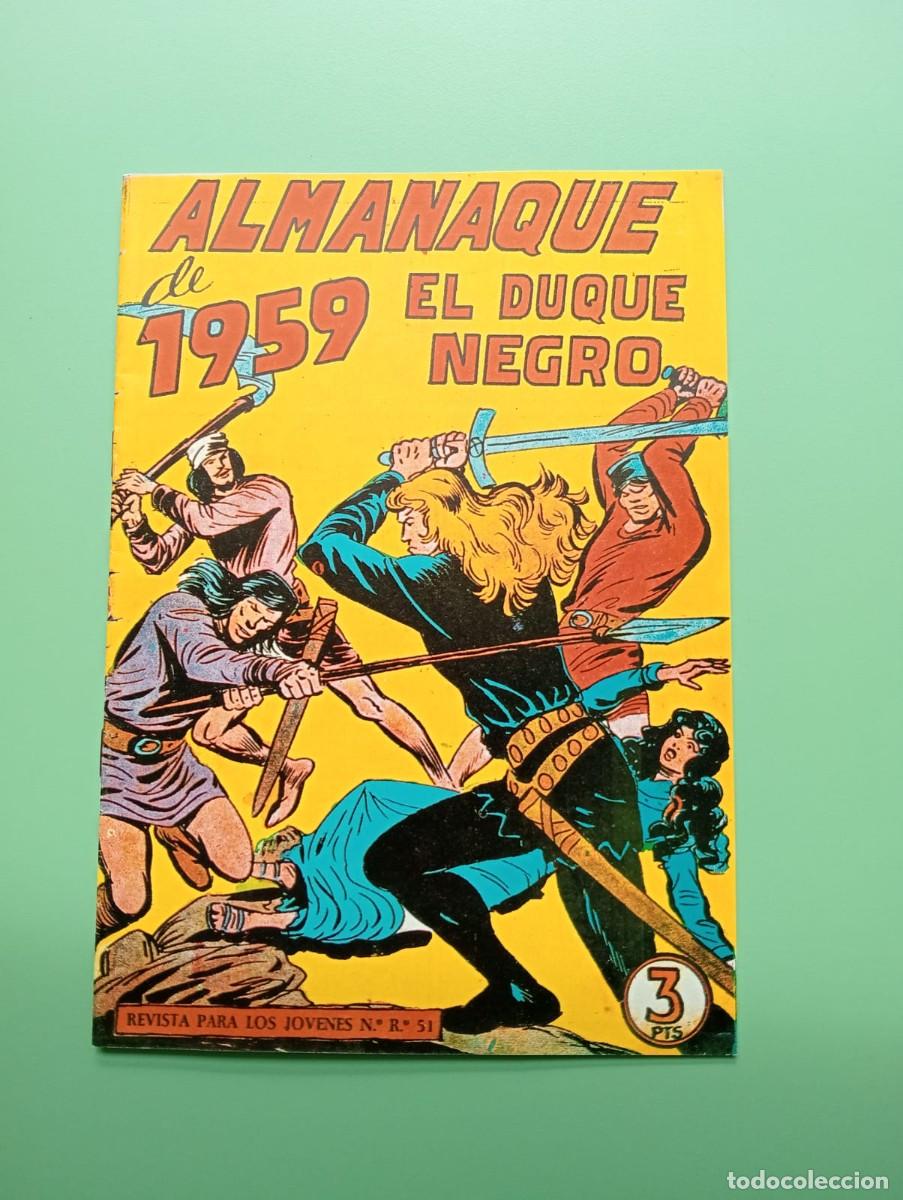 Tebeos: Almanaque El Duque Negro 1959 - Foto 1