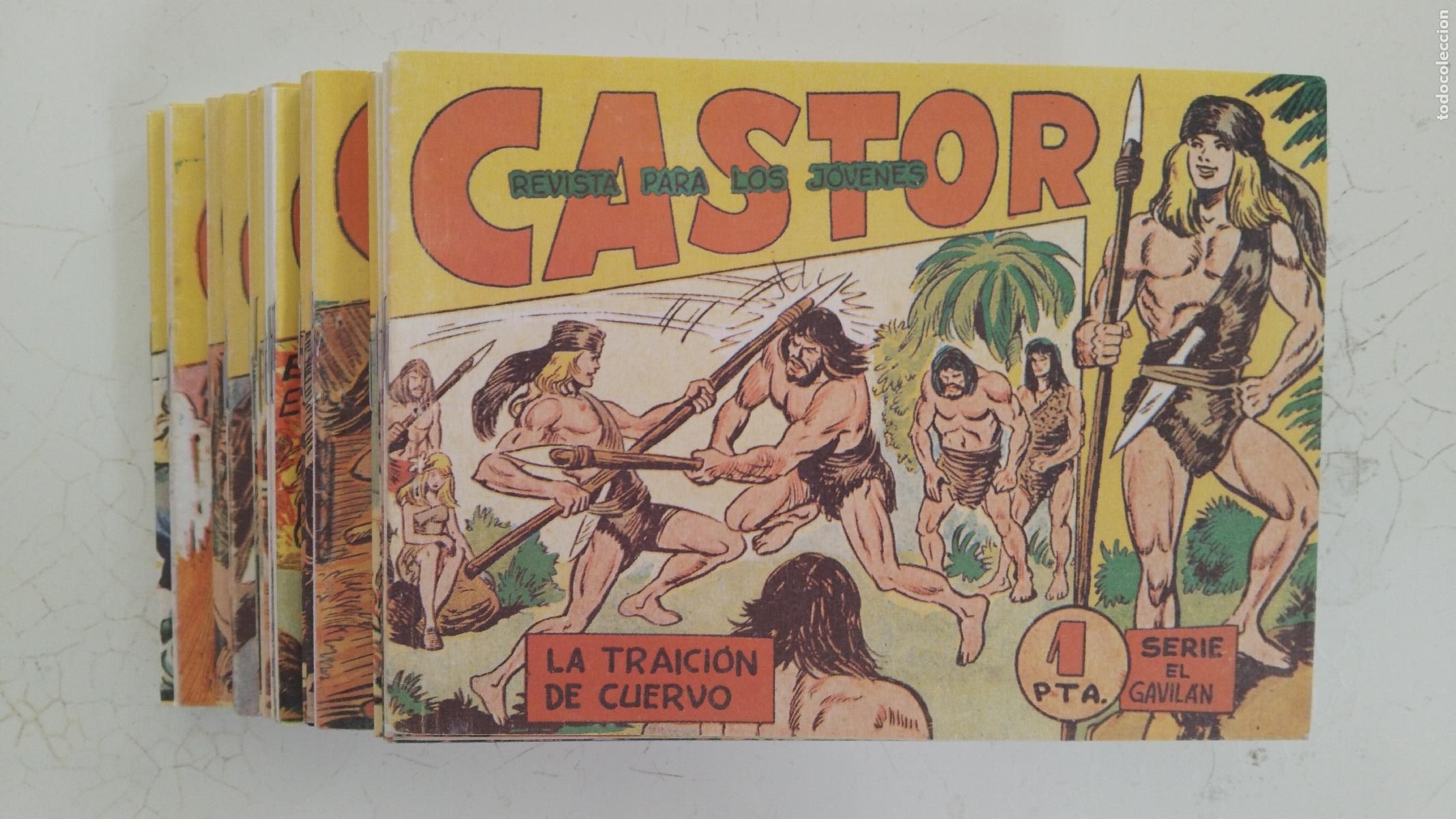 Tebeos: CASTOR COMPLETA 42 NUMEROS - REEDICION EN PERFECTO ESTADO. - Foto 1