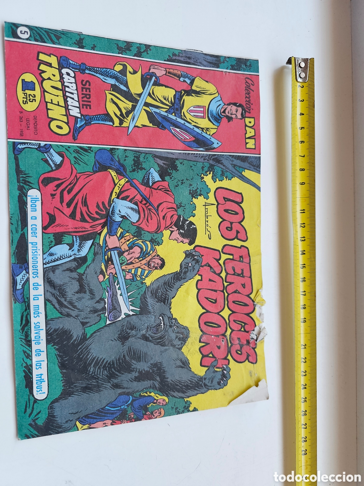 Tebeos: C&oacute;mic Capit&aacute;n Trueno n&deg;5 en blanco y negro - Foto 3