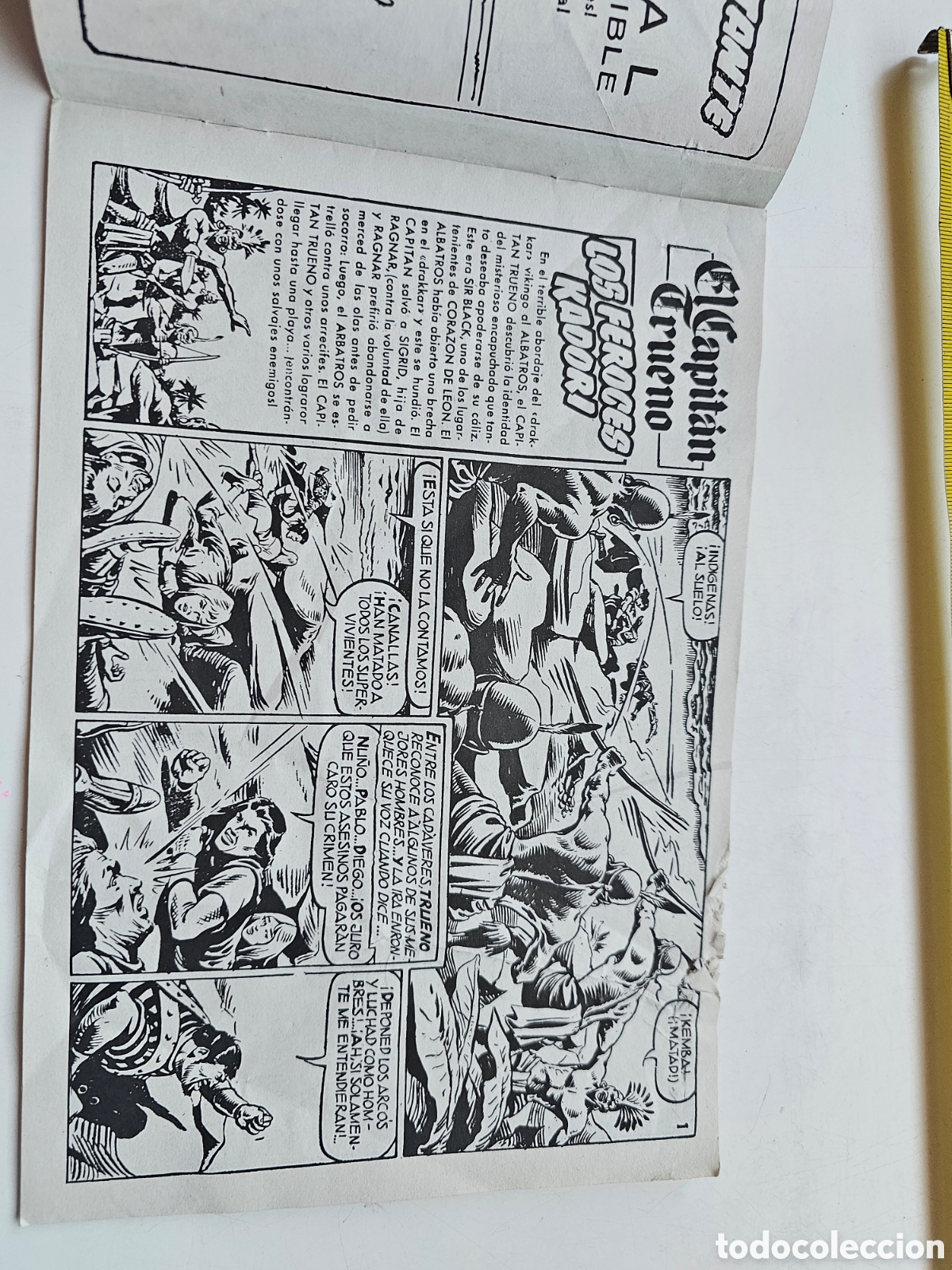 Tebeos: C&oacute;mic Capit&aacute;n Trueno n&deg;5 en blanco y negro - Foto 5