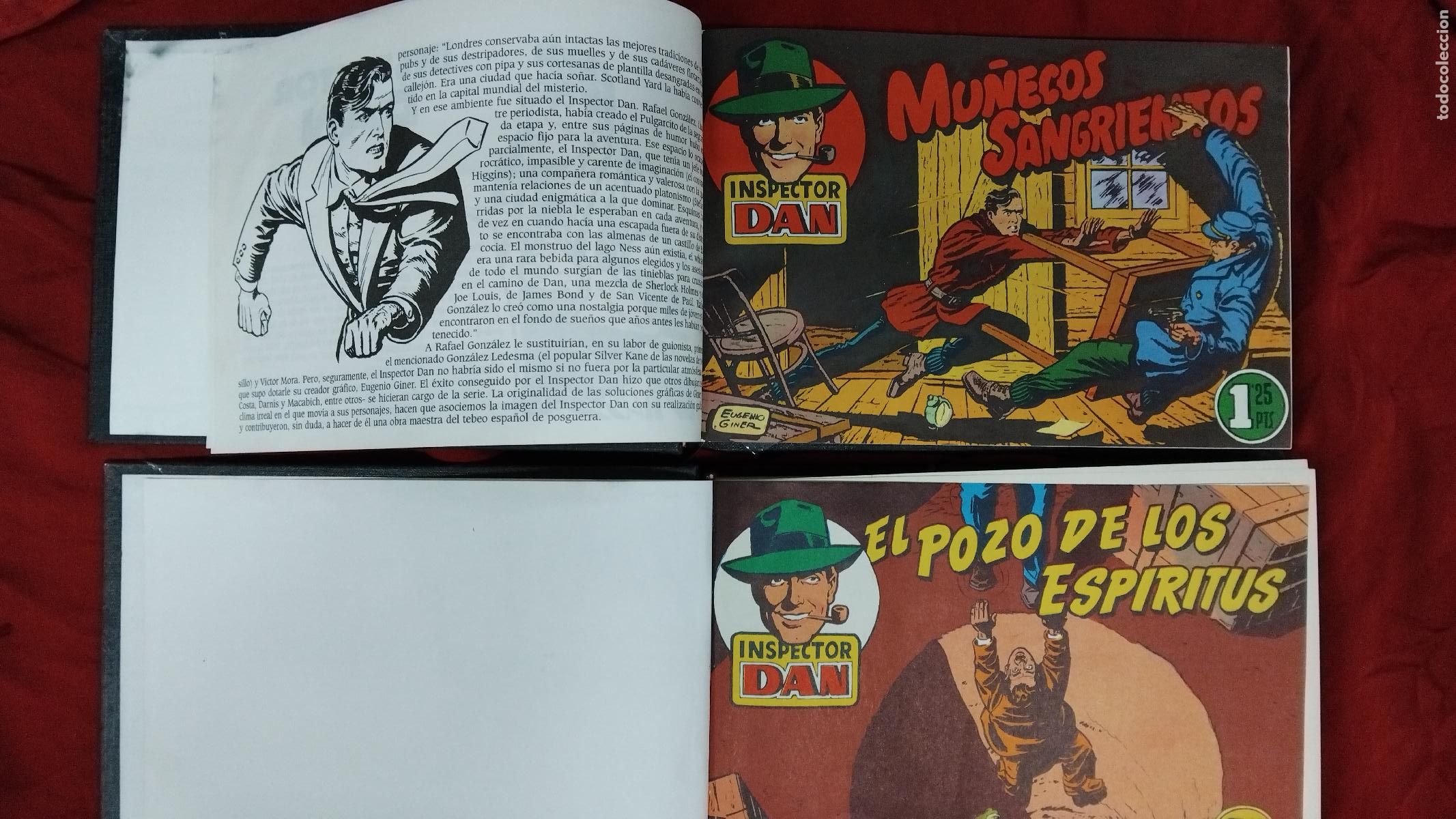 Tebeos: INSPECTOR DAN REEDICION COMPLETA EN DOS TOMOS 72 NUMEROS. - Foto 1