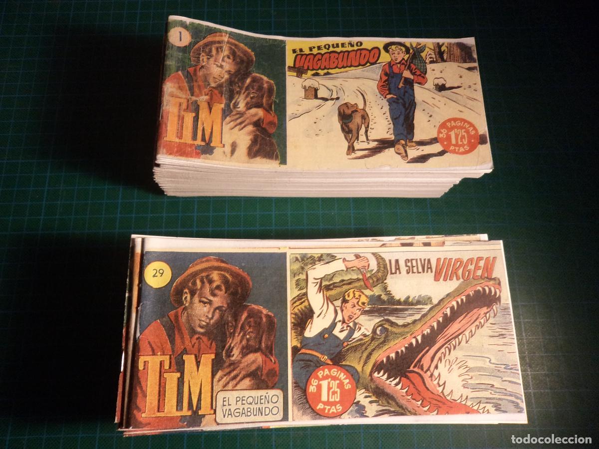 Tebeos: Tim el peque&ntilde;o vagabundo. Completa. 57 numeros. FACSIMIL. - Foto 1
