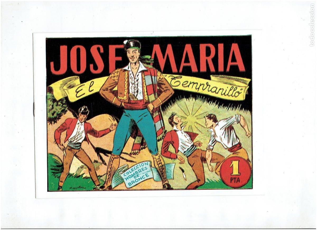 Tebeos: R * JOSE MARIA EL TEMPRANILLO * COMPLETA 12 NUMEROS * REEDICION IMPECABLE * - Foto 3