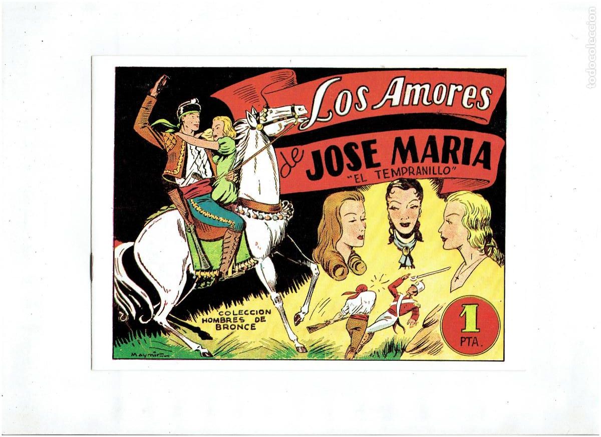 Tebeos: R * JOSE MARIA EL TEMPRANILLO * COMPLETA 12 NUMEROS * REEDICION IMPECABLE * - Foto 4
