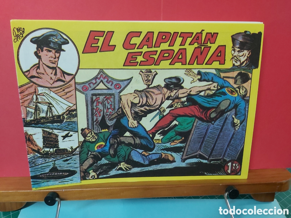 Tebeos: R * EL CAPIT&Aacute;N ESPA&Ntilde;A * COMPLETA 32 N&Uacute;MEROS * REEDICI&Oacute;N FACS&Iacute;MIL * - Foto 1
