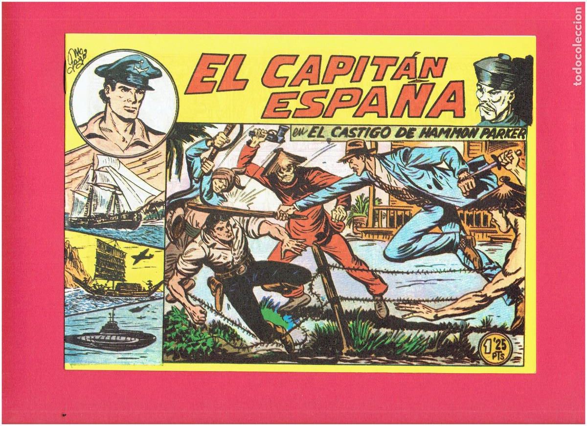 Tebeos: R * EL CAPIT&Aacute;N ESPA&Ntilde;A * COMPLETA 32 N&Uacute;MEROS * REEDICI&Oacute;N FACS&Iacute;MIL * - Foto 9