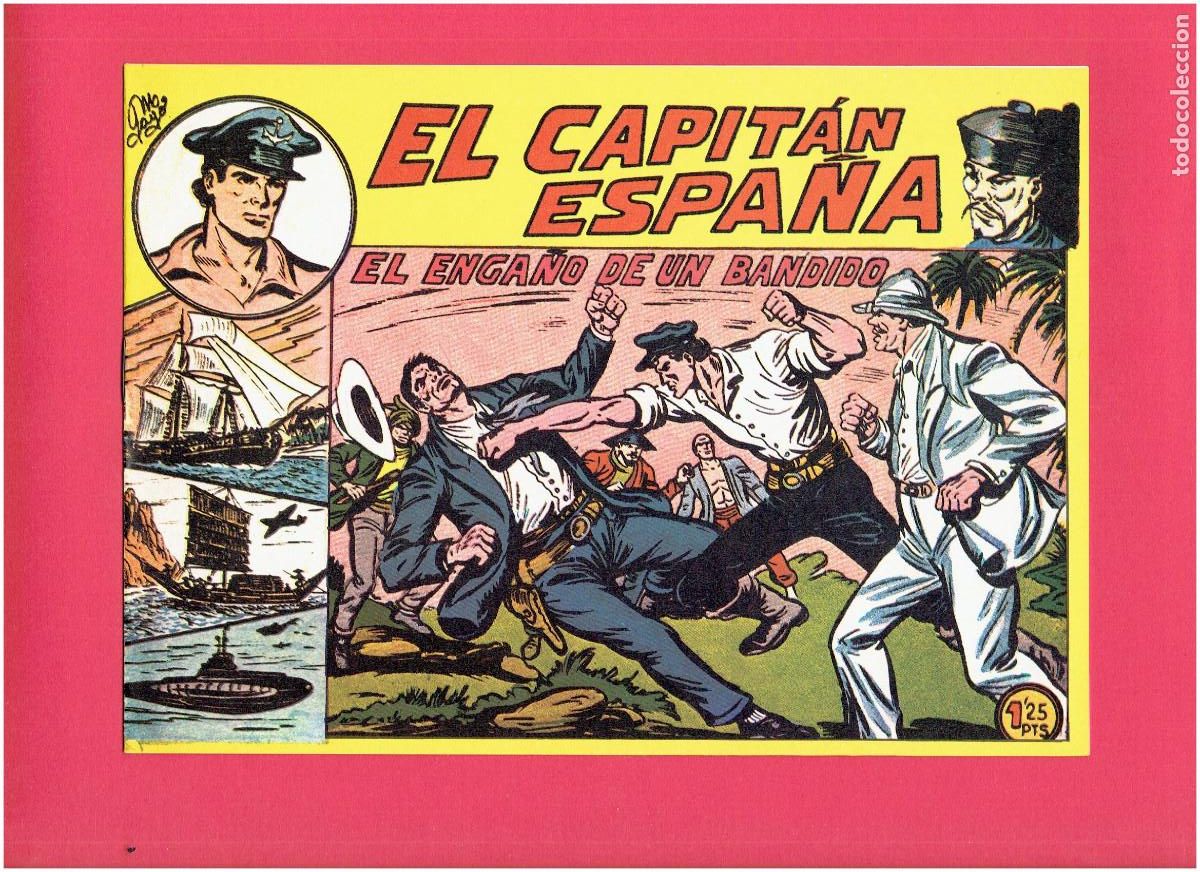 Tebeos: R * EL CAPIT&Aacute;N ESPA&Ntilde;A * COMPLETA 32 N&Uacute;MEROS * REEDICI&Oacute;N FACS&Iacute;MIL * - Foto 10
