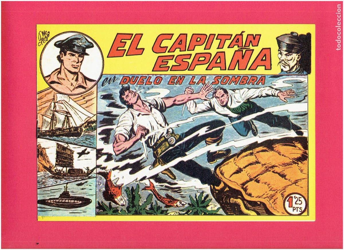 Tebeos: R * EL CAPIT&Aacute;N ESPA&Ntilde;A * COMPLETA 32 N&Uacute;MEROS * REEDICI&Oacute;N FACS&Iacute;MIL * - Foto 11