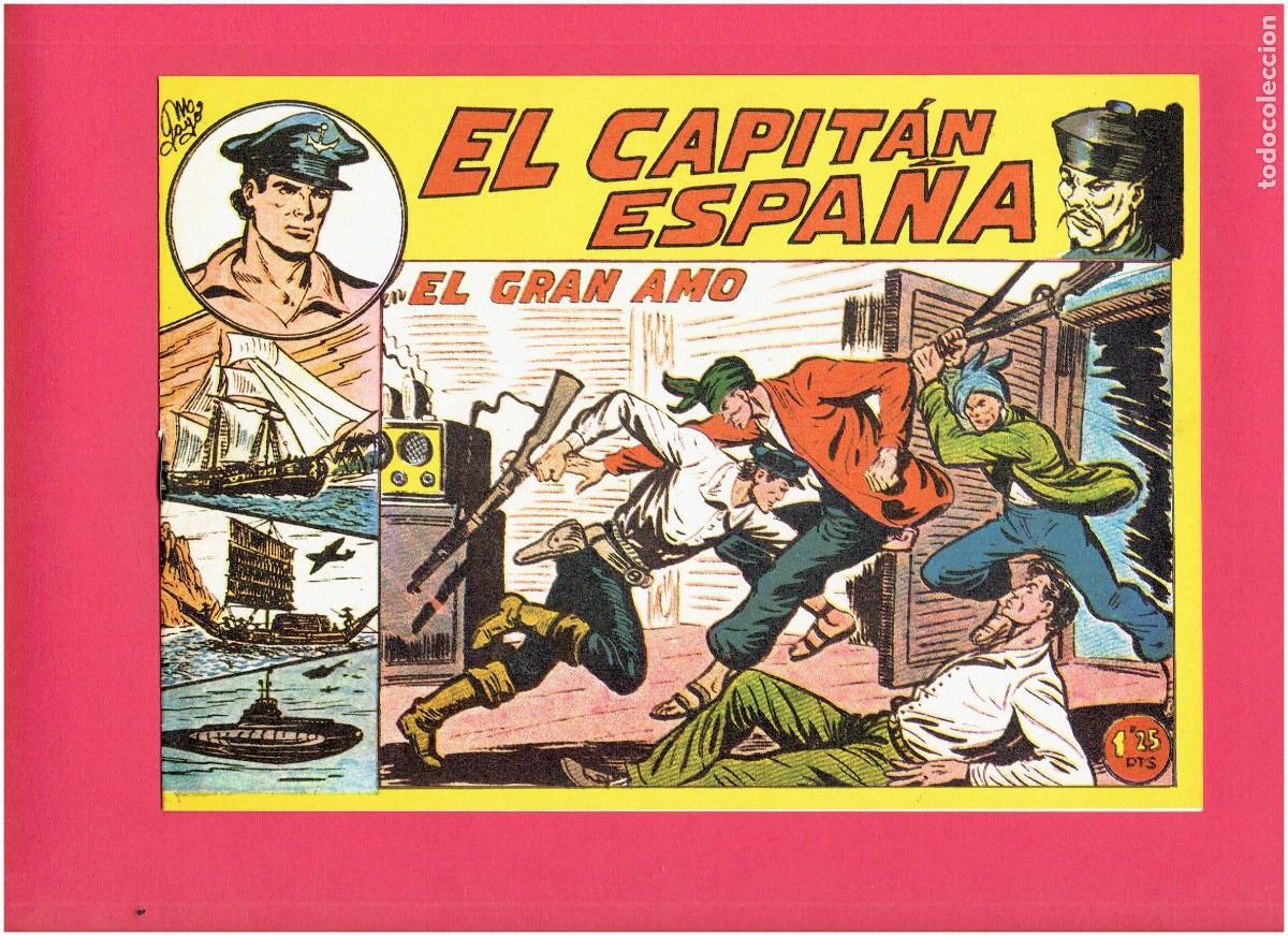Tebeos: R * EL CAPIT&Aacute;N ESPA&Ntilde;A * COMPLETA 32 N&Uacute;MEROS * REEDICI&Oacute;N FACS&Iacute;MIL * - Foto 12