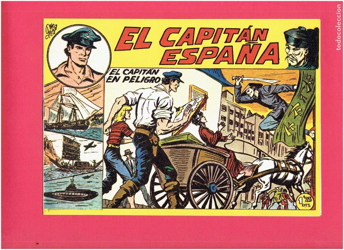 Tebeos: R * EL CAPIT&Aacute;N ESPA&Ntilde;A * COMPLETA 32 N&Uacute;MEROS * REEDICI&Oacute;N FACS&Iacute;MIL * - Foto 14