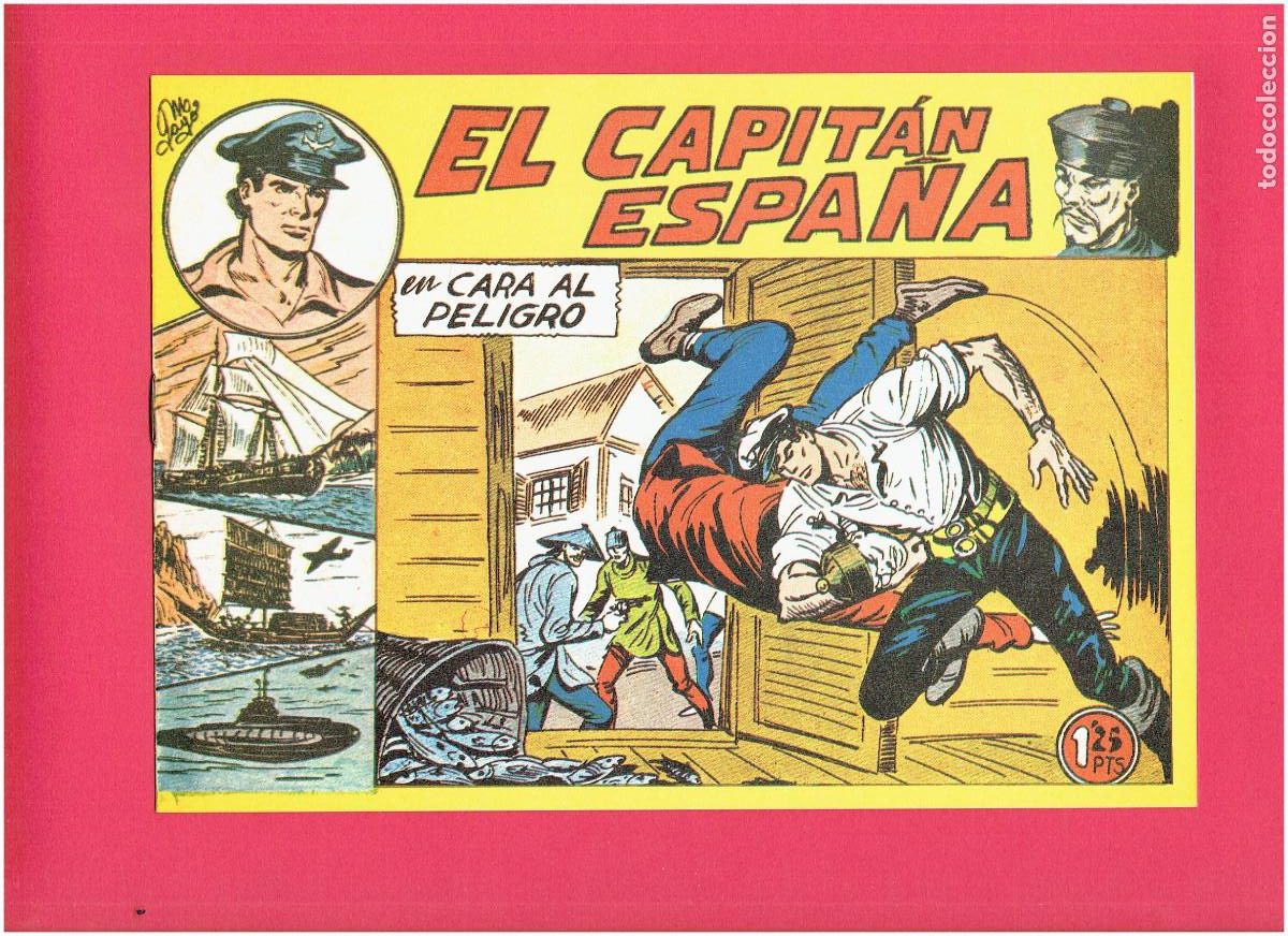 Tebeos: R * EL CAPIT&Aacute;N ESPA&Ntilde;A * COMPLETA 32 N&Uacute;MEROS * REEDICI&Oacute;N FACS&Iacute;MIL * - Foto 16