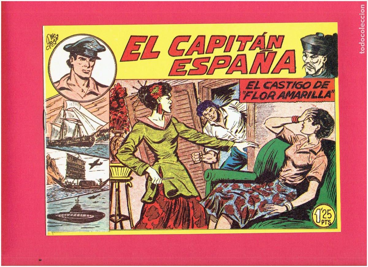 Tebeos: R * EL CAPIT&Aacute;N ESPA&Ntilde;A * COMPLETA 32 N&Uacute;MEROS * REEDICI&Oacute;N FACS&Iacute;MIL * - Foto 19