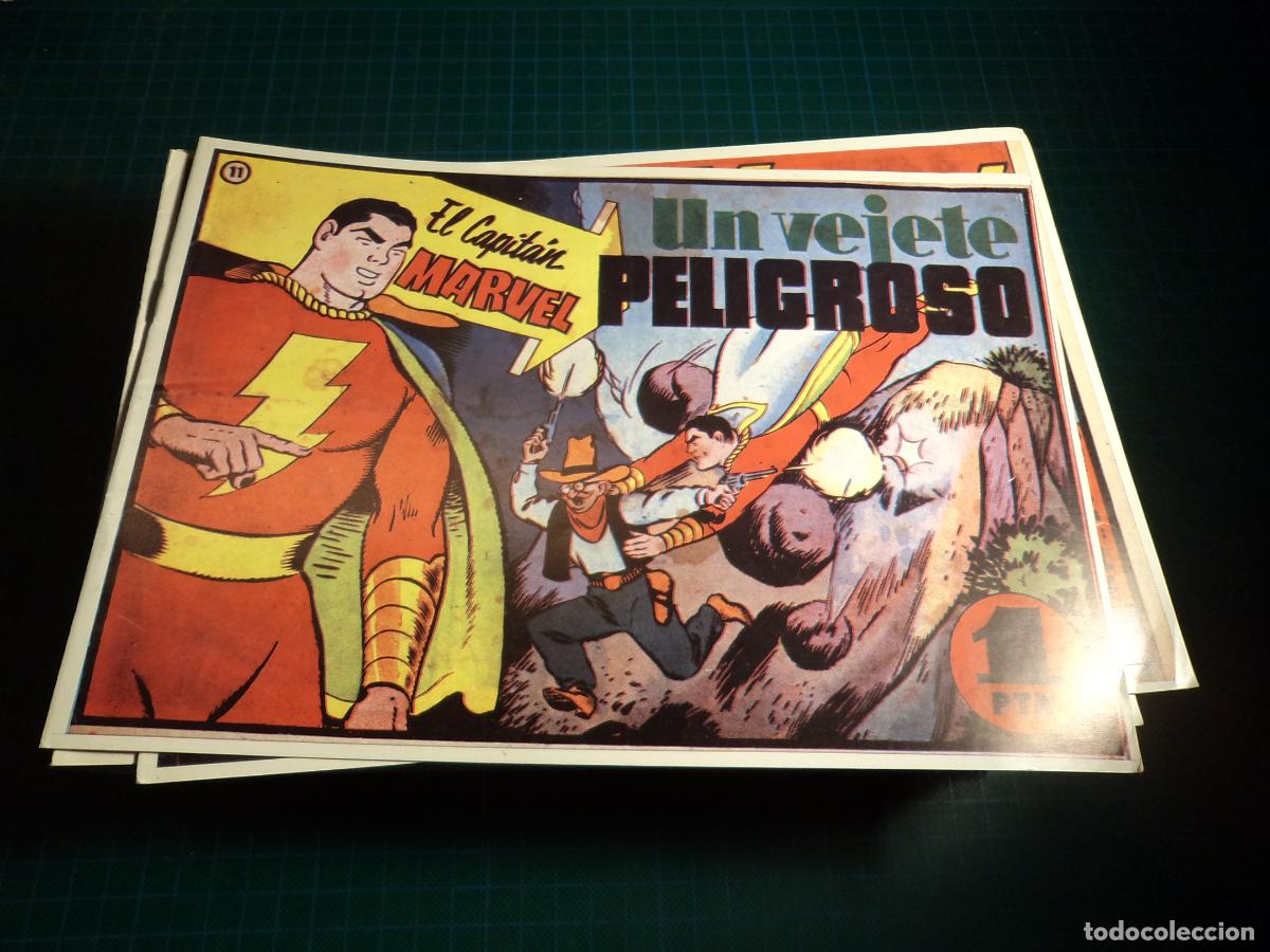 Tebeos: El Capitan Marvel. Completa. 88 numeros. FACSIMIL. - Foto 1