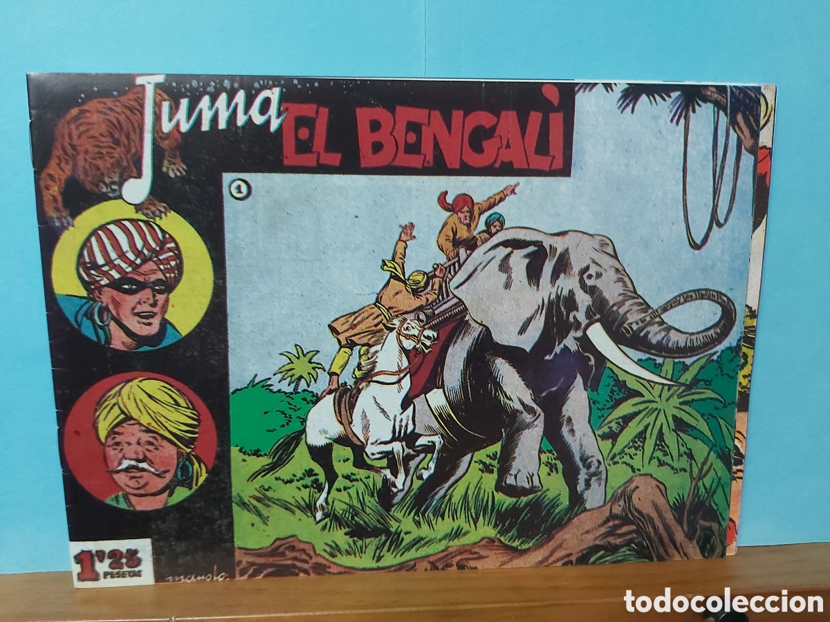 Tebeos: R * JUMA EL BENGALI * COMPLETA 12 NUM.* REEDICION IMPECABLE * - Foto 1