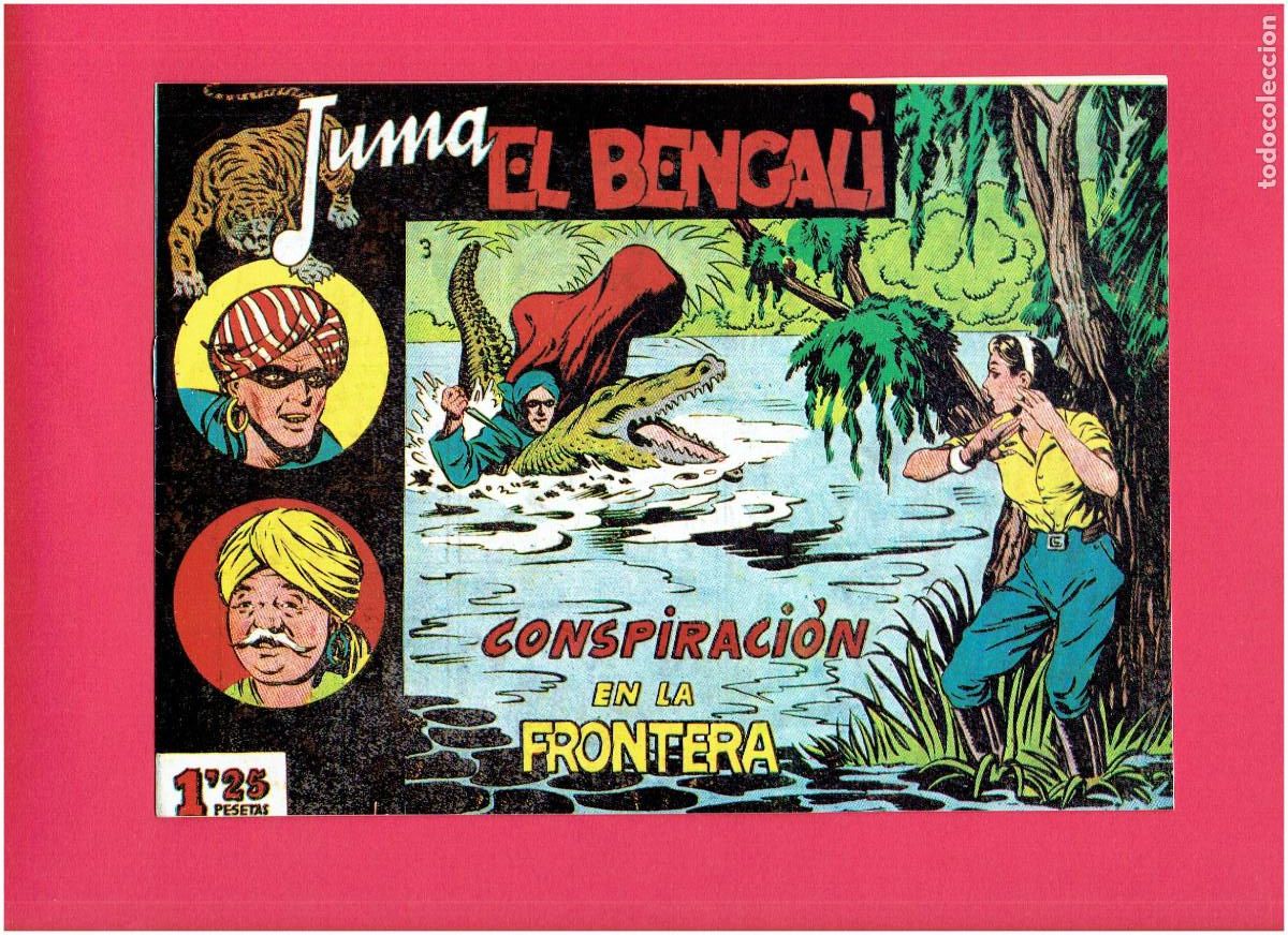 Tebeos: R * JUMA EL BENGALI * COMPLETA 12 NUM.* REEDICION IMPECABLE * - Foto 4