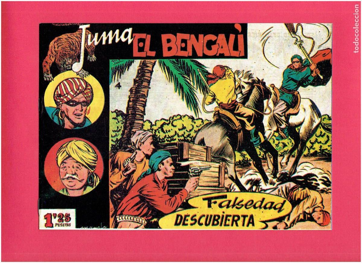 Tebeos: R * JUMA EL BENGALI * COMPLETA 12 NUM.* REEDICION IMPECABLE * - Foto 5