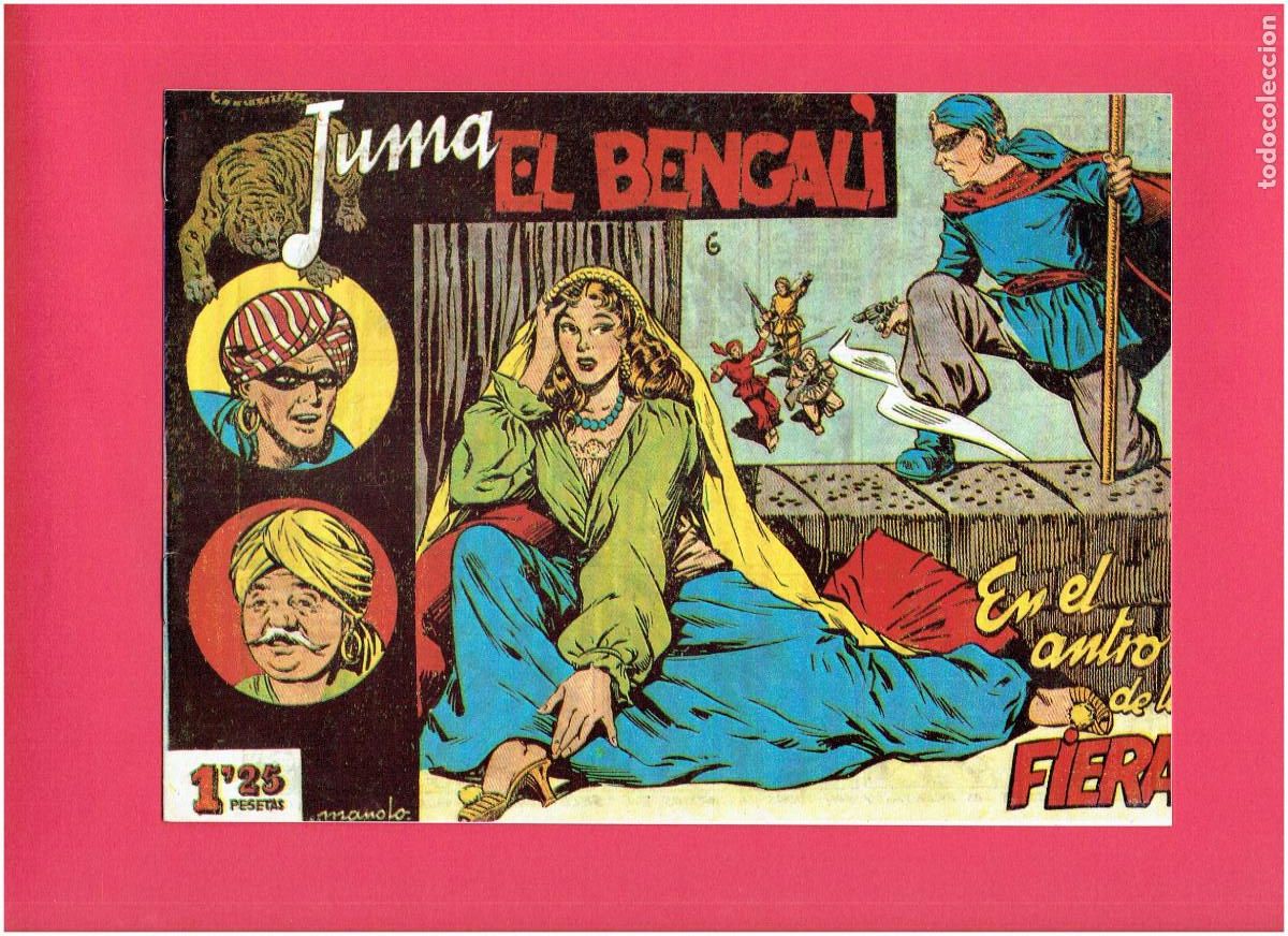 Tebeos: R * JUMA EL BENGALI * COMPLETA 12 NUM.* REEDICION IMPECABLE * - Foto 7