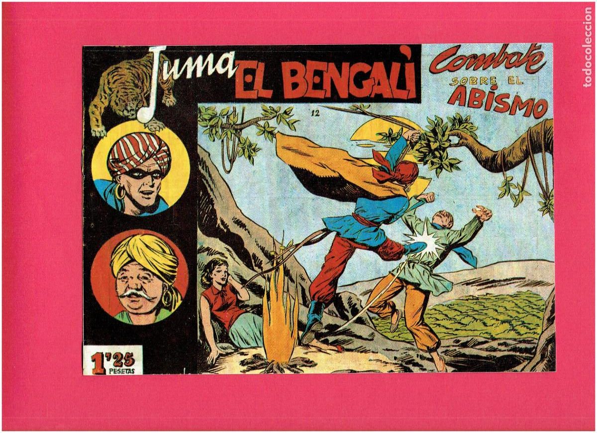 Tebeos: R * JUMA EL BENGALI * COMPLETA 12 NUM.* REEDICION IMPECABLE * - Foto 13
