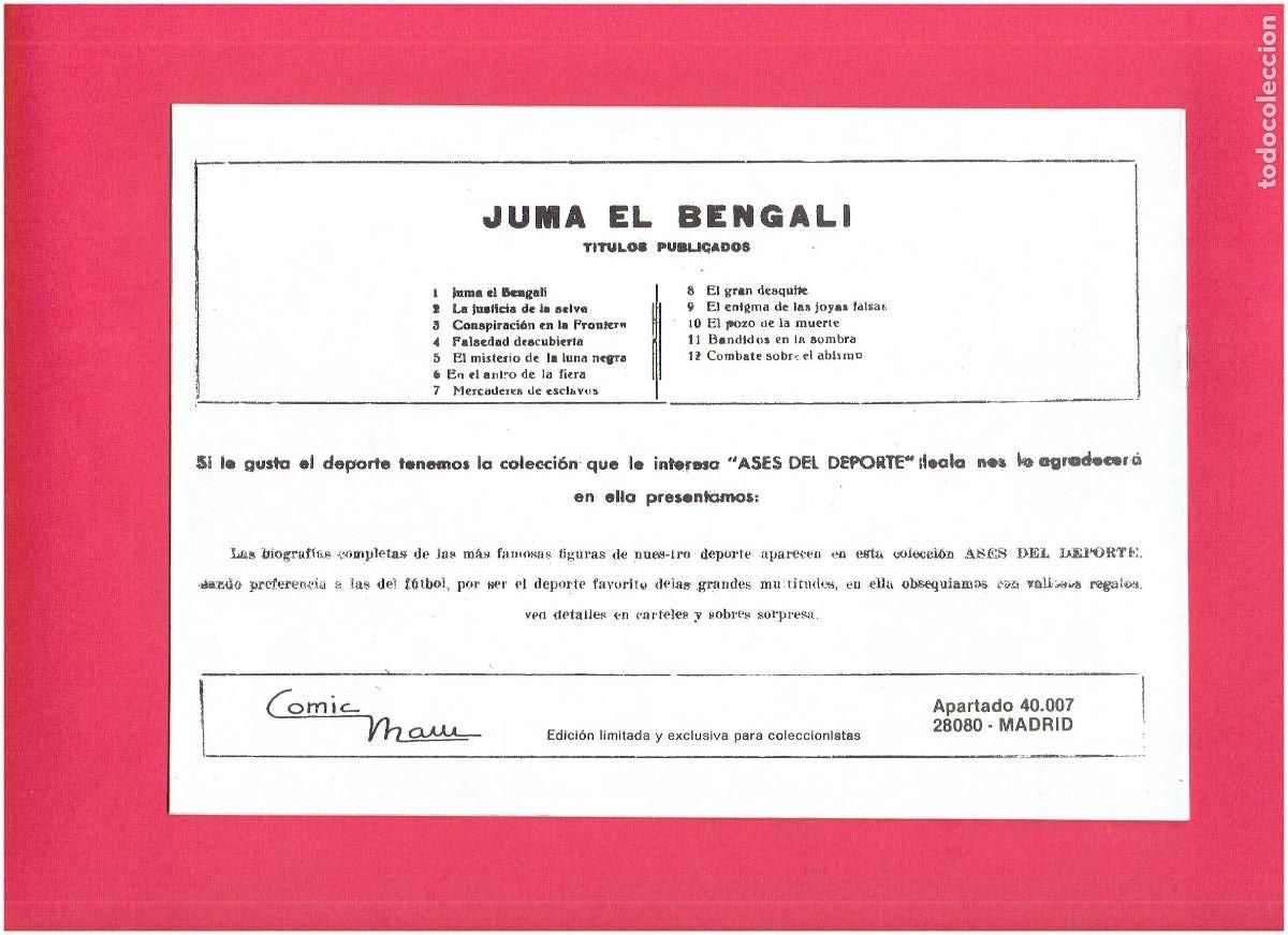 Tebeos: R * JUMA EL BENGALI * COMPLETA 12 NUM.* REEDICION IMPECABLE * - Foto 14