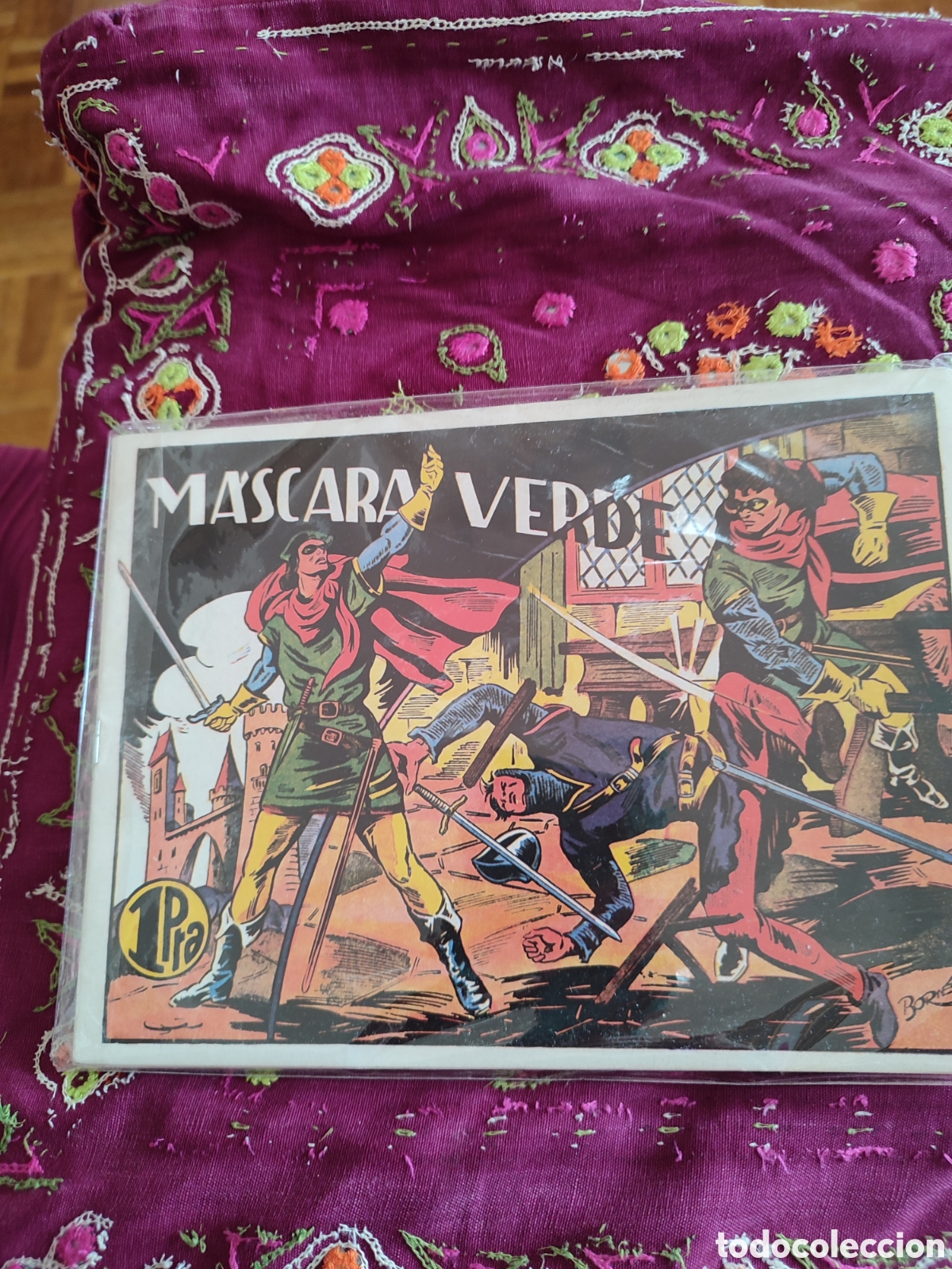 Tebeos: Mascara verde completa - Foto 1