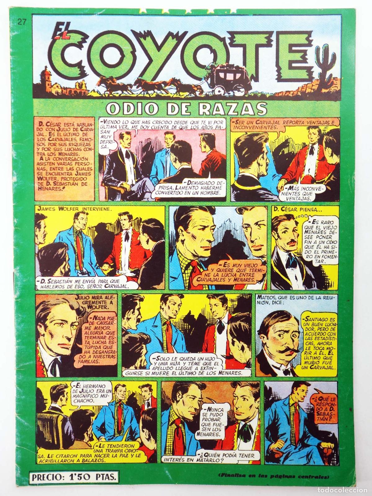 Tebeos: FACSIMIL EL COYOTE 27. ODIO DE RAZAS (Vvaa) Cliper, Circa 1990 - Foto 1