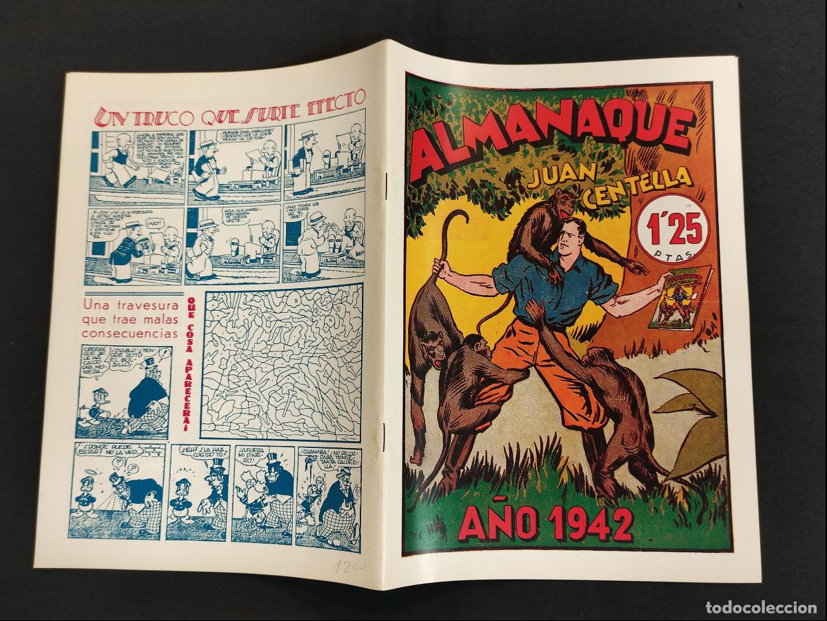 Tebeos: FACSIMIL - JUAN CENTELLA - ALMANAQUE 1942 - - Foto 1